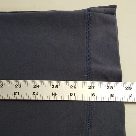 TOMMY BAHAMA 1/4 ZIP DENIM BLUE/BROWN 100% PIMA COTTON PULL-OVER SHIRT - Picture 8 of 9